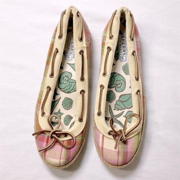 Sperry Top-Sider Plaid Slip-On Women's Shoes - Picture 1 of 6